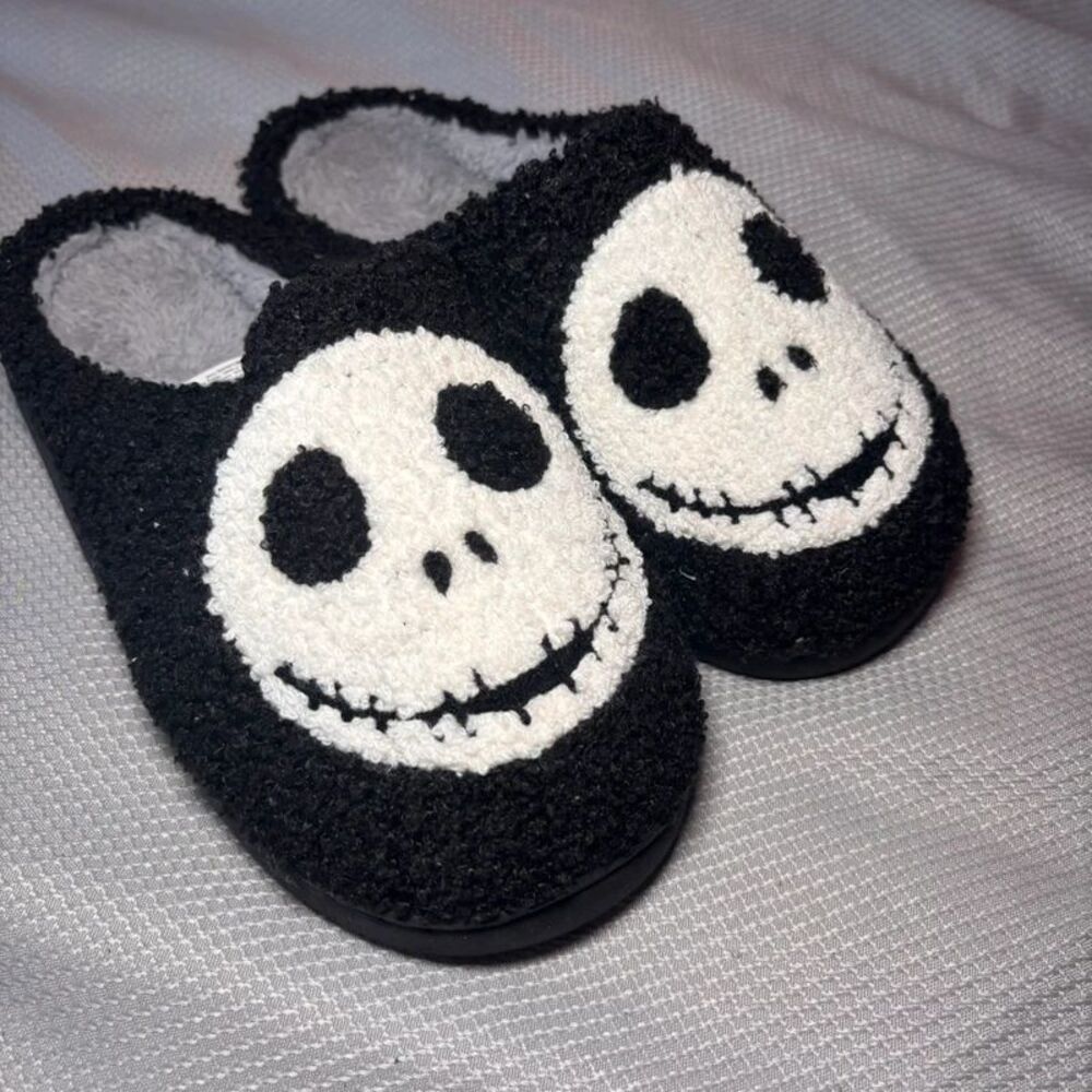 Jack Skellington The Nightmare Before Christmas cozy house slippers size 38-39